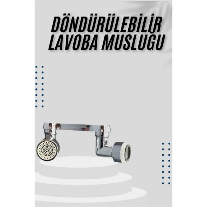Dönebilen Musluk Başlığı Akrobat Mutfak Banyo Musluk Ucu Başlığı Oynar Başlıklı