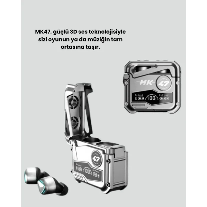 Düşük Gecikmeli Kablosuz Kulaklık – Oyun ve Müzik Modu Destekli