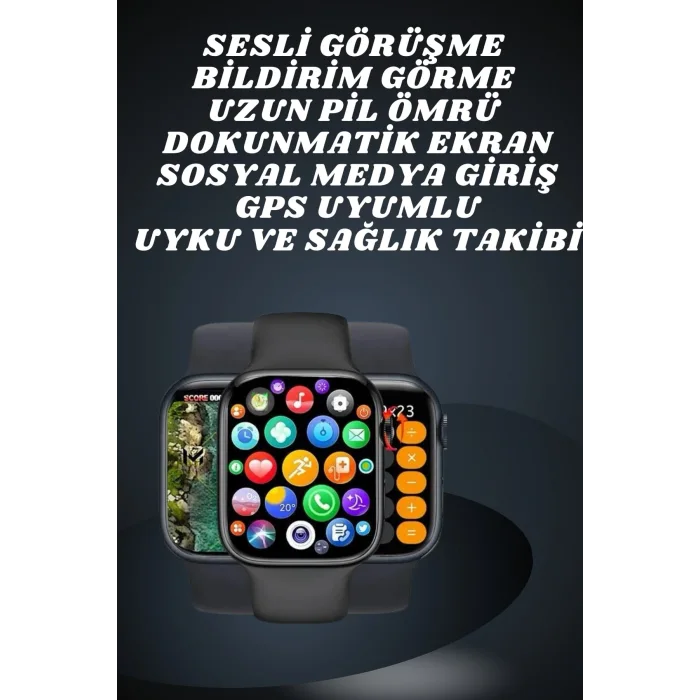 Ekranlı Yeni Nesil Pro Kulaklık ve Akıllı Saat Kampanyası Kulak İçi Mikrofonlu