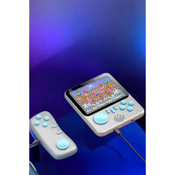 El Atarisi 3.5 inç Ekran Çift Konsol 666 Adet Retro Oyun Gamepad