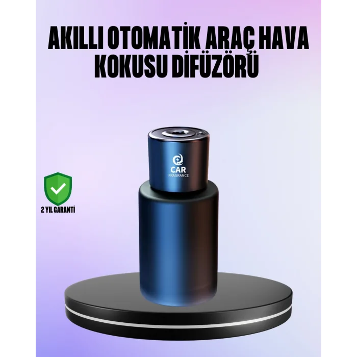 Esanslı Şarjlı Oto Koku Cihazı Bardaklık Uyumlu