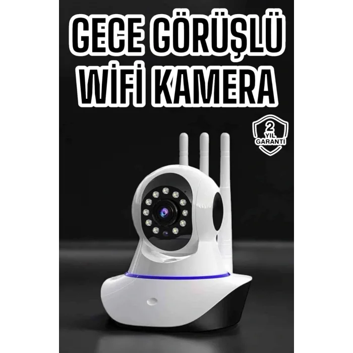 Ev Kamerası Wifi Kamerası Video Kayıt Çift Yönlü Hareket Sensörü Bebek