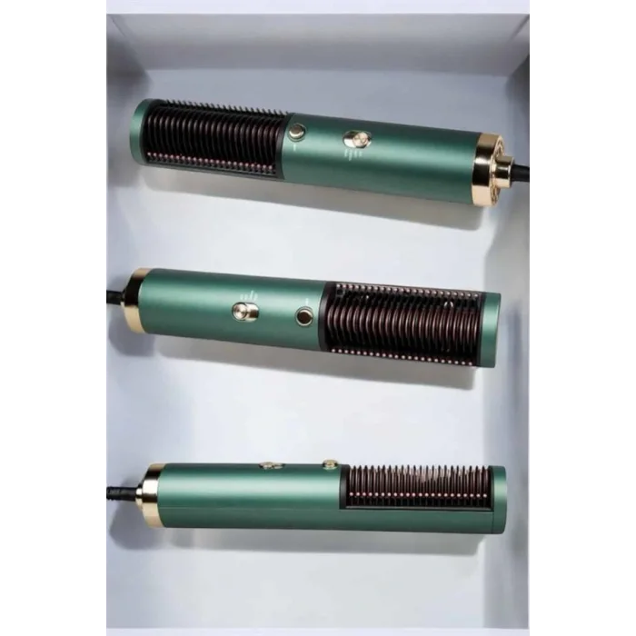 Fön Tarak Saç Düzleştirici Üflemeli Fön Makinesi Sıkı Dişli Taşınabilir