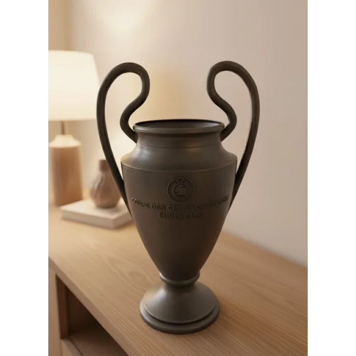 Füme Kupa 25cm UEFA Model Dekoratif Ödül Biblosu