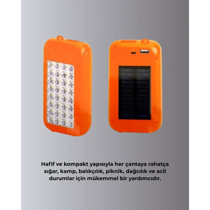 Gold Silver GS-875 Kamp ve Acil Durum Işıldaklı Powerbank