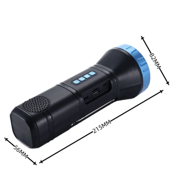 Güneş Enerjili Bluetooth Radyo Özellikli Kamp El Feneri