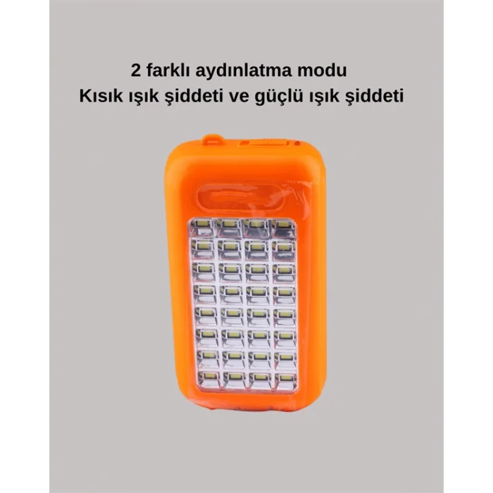 Güneş Paneli Destekli Powerbank ve LED Işıldak – 10000 mAh, Çift USB, Outdoor Kullanım İçin