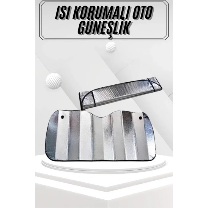 Güneşlik Koruyucu Perde Metalize Oto Araç Araba Güneşliği Ön Cam Güneşliği