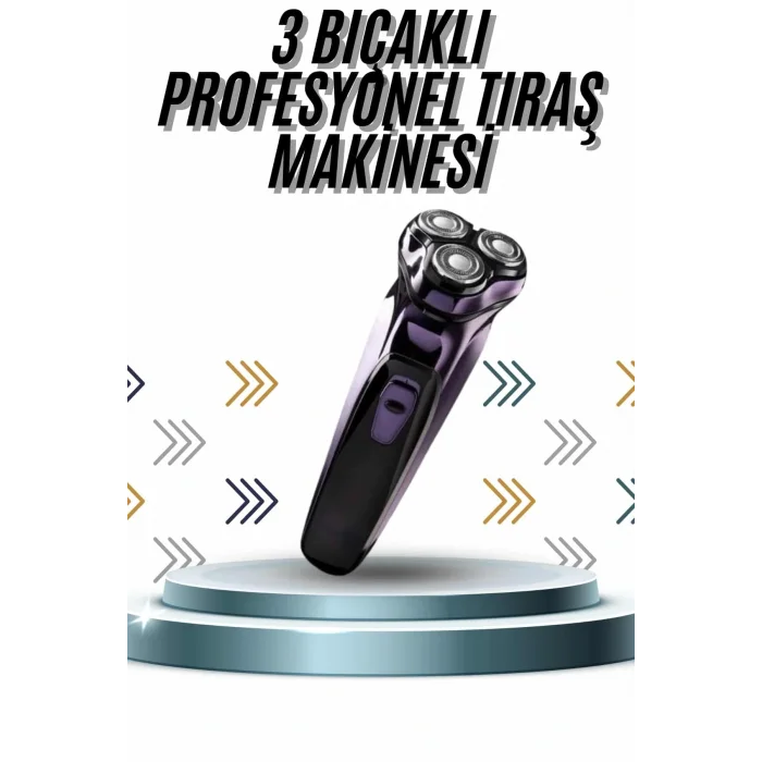 Günlük Kullanıma Uygun Profesyonel Tıraş Makinesi Döner Başlıklı