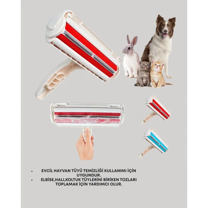 Hazneli Kedi Köpek Tüy Temizleyici – Halı, Koltuk ve Kıyafet