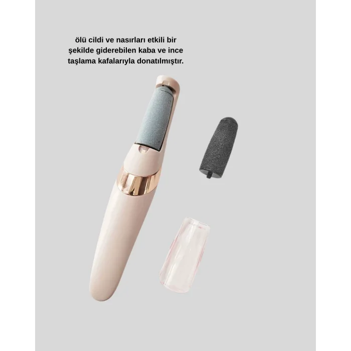 İki Hızlı Elektrikli Ayak Törpüsü Pürüzsüz Topuk Bakımı