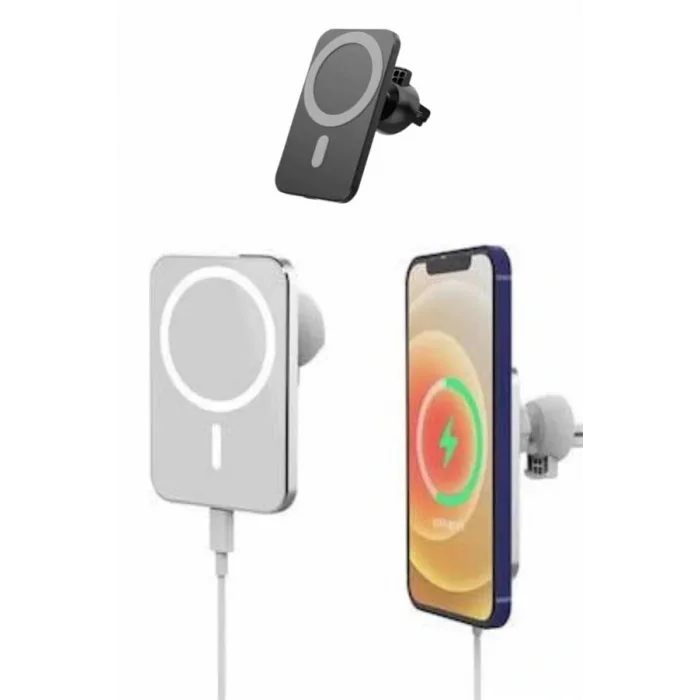 İOS Uyumlu Magsafe Kablosuz 15w Şarj Powerbank Magesafe