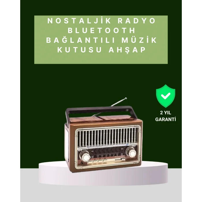 Kablosuz Bluetooth Hoparlör ve FM Radyo