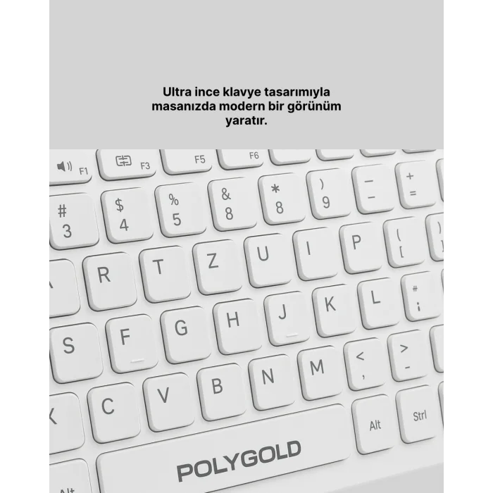 Kablosuz Klavye Mouse Takımı - Ergonomik, Sessiz ve Enerji Tasarruflu