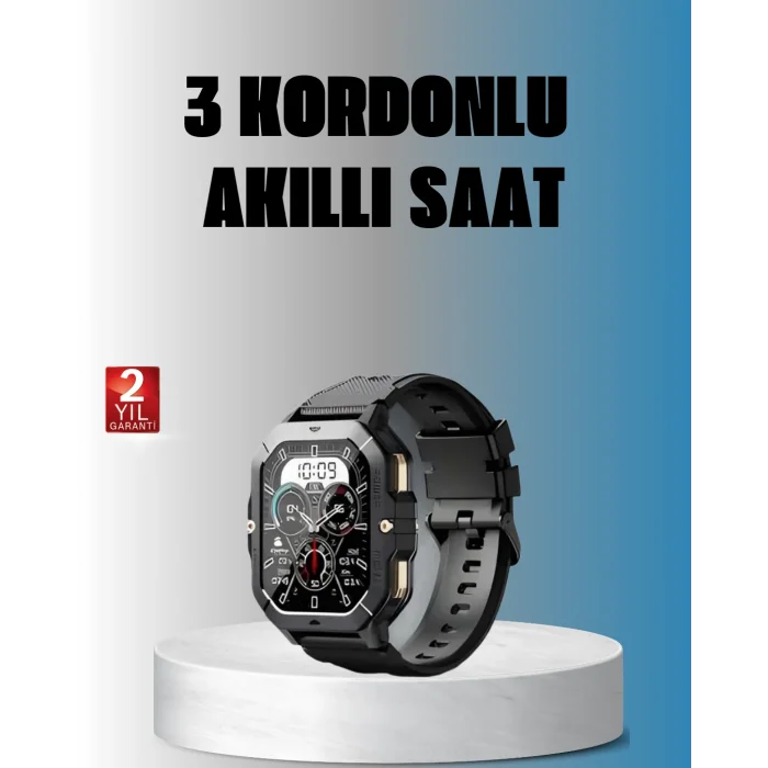 Kablosuz Şarjlı Akıllı Saat Ultra İnce Tasarım