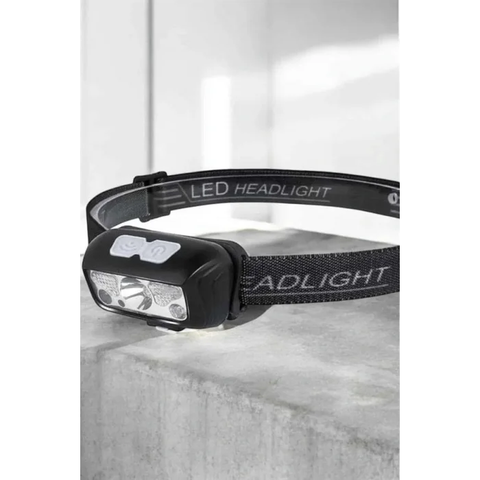 Kafa Lambası Kamp Lambası Sensörlü Şarjlı Ayarlanabilir