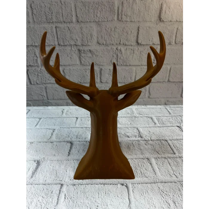 Kahverengi Geyik Biblo 23 cm Dekoratif Şık Tasarım