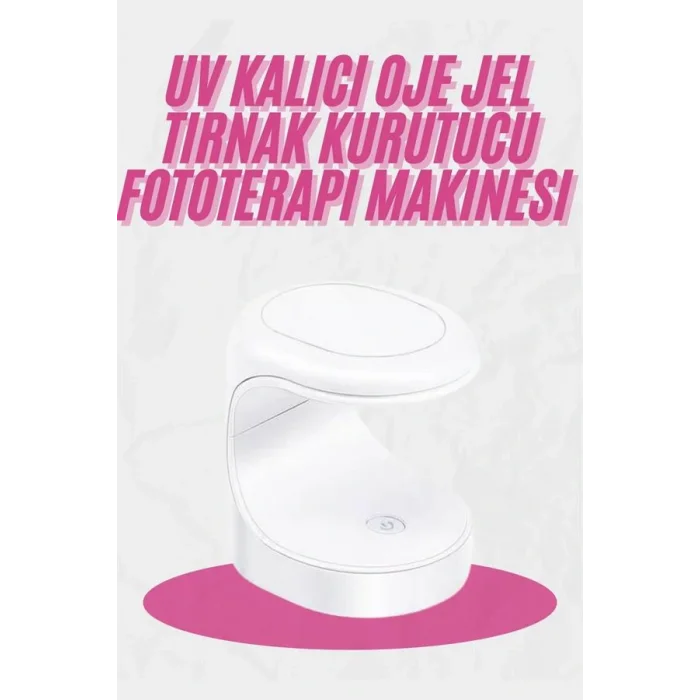 Kalıcı Oje Kurutucu Mini UV Işınlı Taşınabilir Hızlı ve Pratik Oje Kurutucu