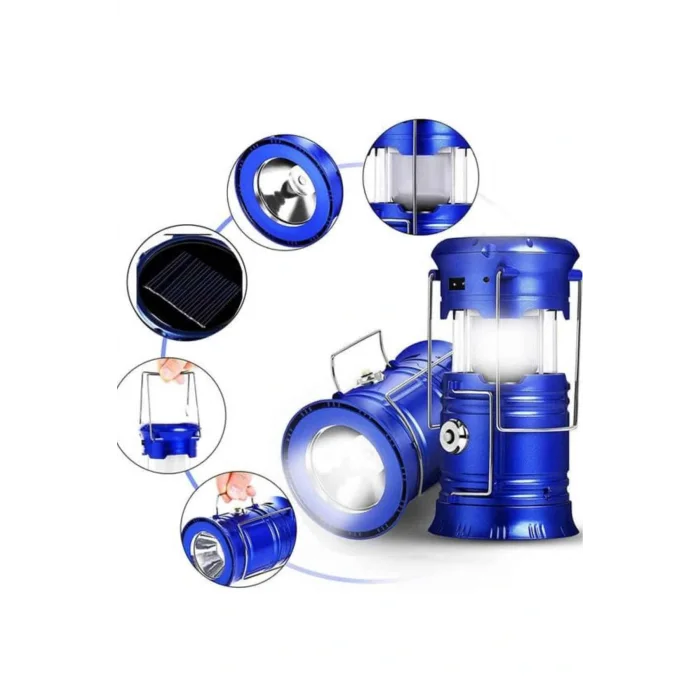 Kamp Lambası El Feneri Askılı Büyük Boy USB Şarjlı Işıldak