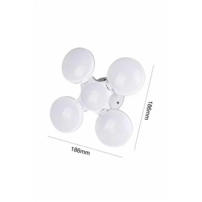 Kamp Lambası Güneş Enerjili Solar 5 Kanatlı Katlanır Lamba Karavan