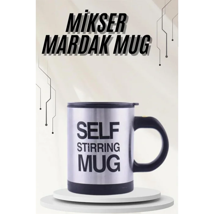 Karıştırıcı Özellikli Mikser Kupa Bardak Termos Bardak