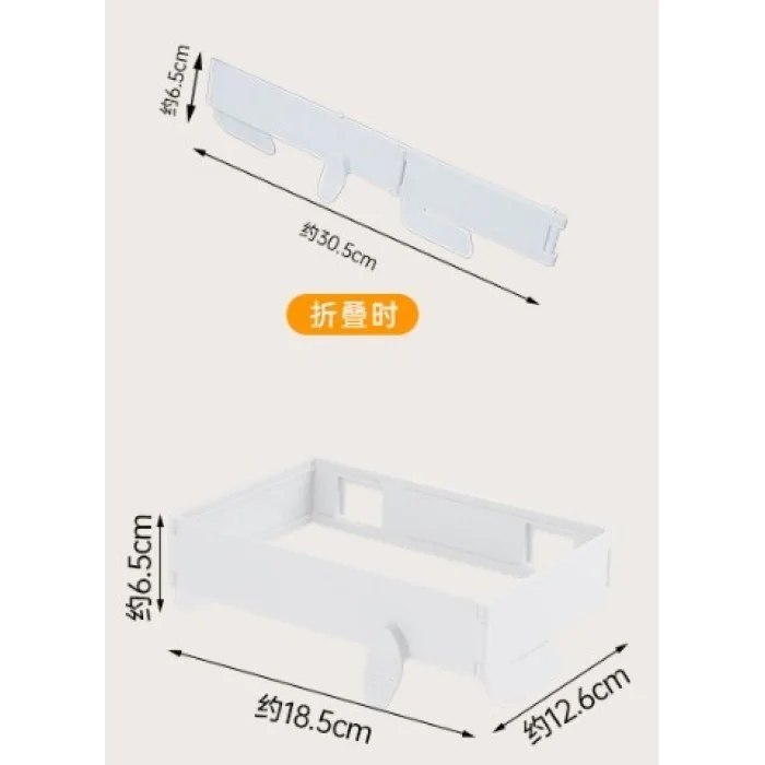 Kendinden Yapışkanlı Katlanabilir Çöp Poşeti Tutucu Aparat