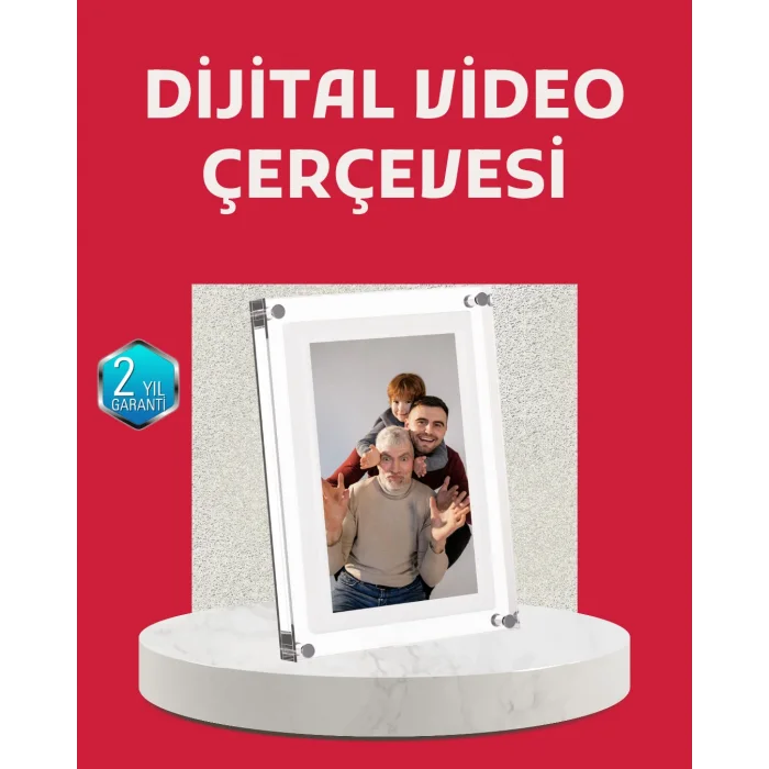 Kompakt Tasarımlı 7 İnç Dijital Fotoğraf Çerçevesi – Modern ve Şık Görünüm