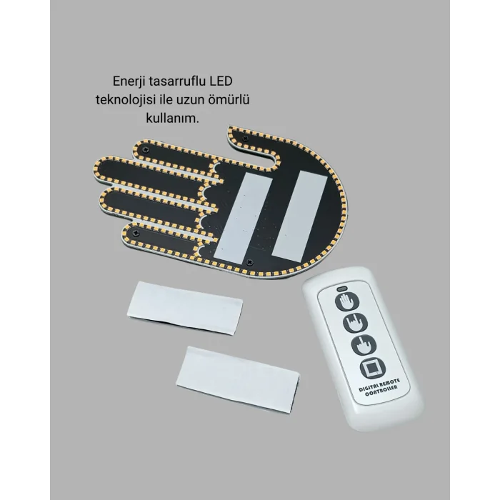 Kompakt Tasarımlı LED Jest Işığı – Selam ve Teşekkür Modları