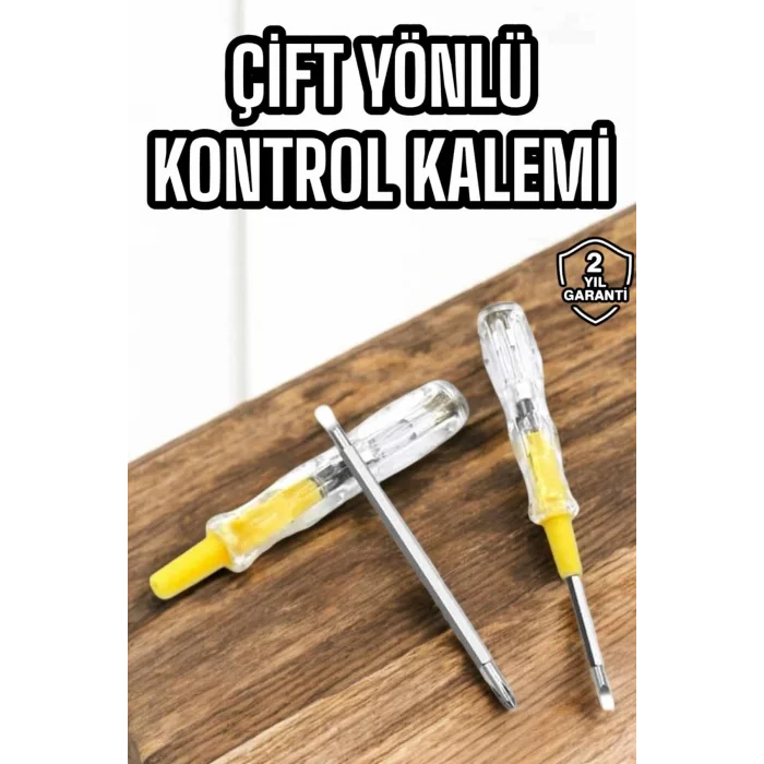 Kontrol Kalemi Nikel Kaplama Çift Başlıklı Test Cihazı