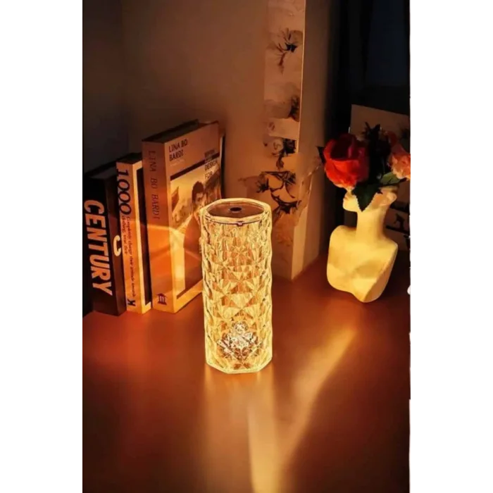 Kristal Dokunmatik Ve Kumandalı Masa Ve Gece lambası