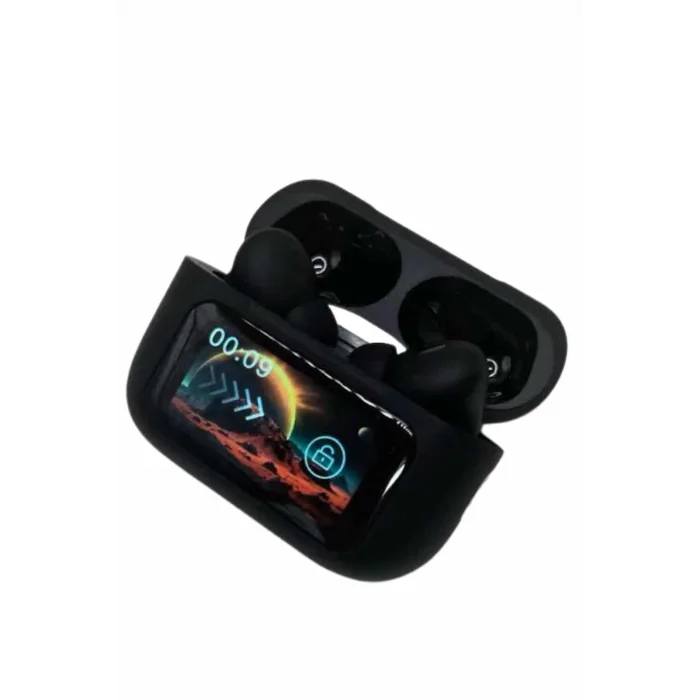 Kulak İçi Bluetooth Kulaklık Ekranlı Müzik Dinleme Çağrı Cevaplama Siyah