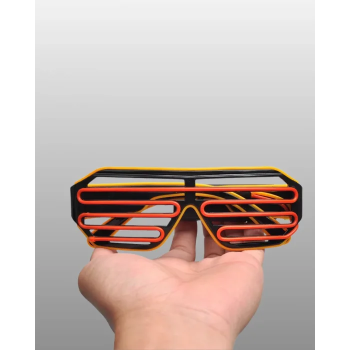 Kutlamalara Renk Katan LED Işıklı Parti Gözlüğü