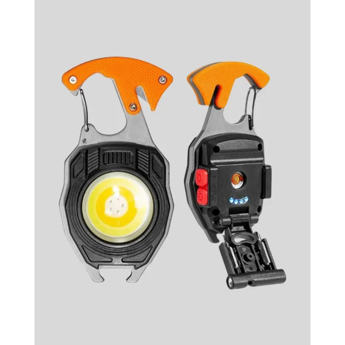 LED Işıklı Acil Durum Düdüklü Anahtarlık Fener