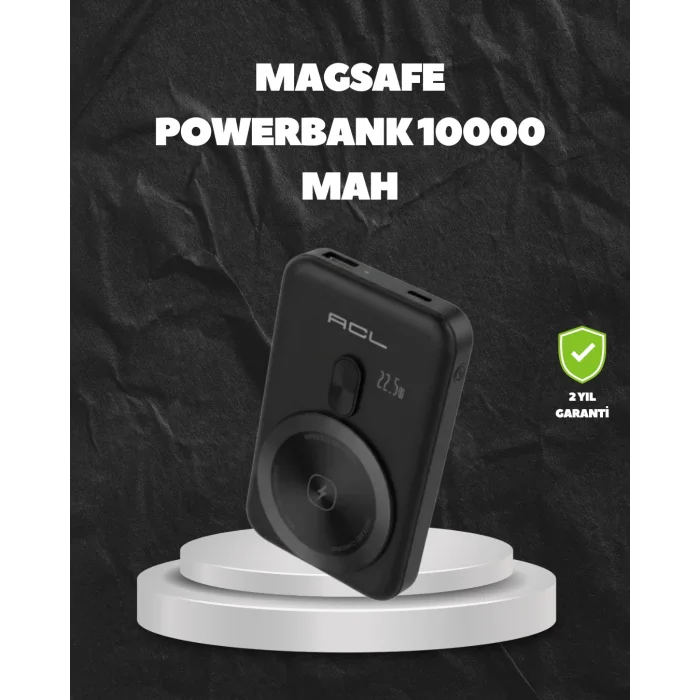 MagSafe Uyumlu Kablosuz Powerbank Taşınabilir Hızlı Şarj