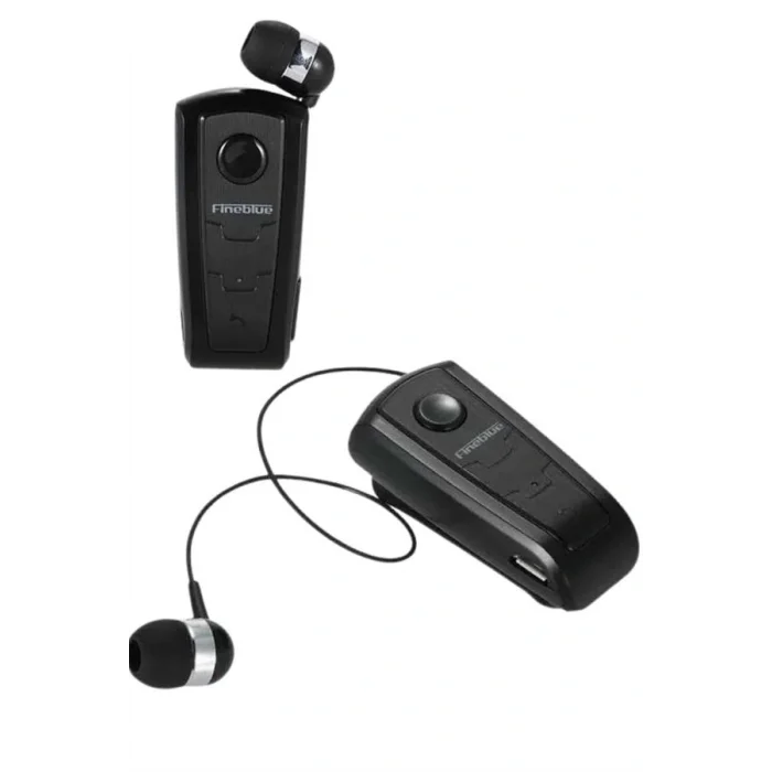 Makaralı Bluetooth Kulakiçi Yaka Kulaklığı Kablosuz Kulaklık