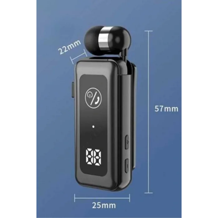 Makaralı Kulaklık SD Kart Girişli Dijital Göstergeli Kablolu Bluetooth Kulaklık