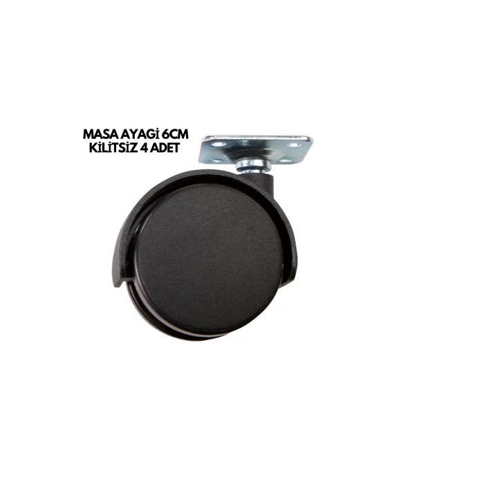 MASA AYAĞI 6CM KİLİTSİZ 4 ADET
