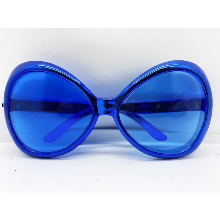 Mavi Renk Yeşilçam Nostalji 80li Yıllar 90lı Yıllar Parti Gözlüğü 7x16 cm