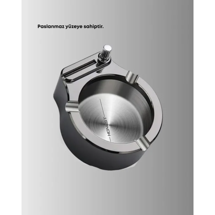 Metal Küllük Çakmaklı Masa Üstü Şık Tasarım