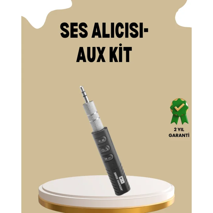 Mini Bluetooth Ses Adaptörü – Hoparlör, Araç Radyosu ve Kulaklık İçin