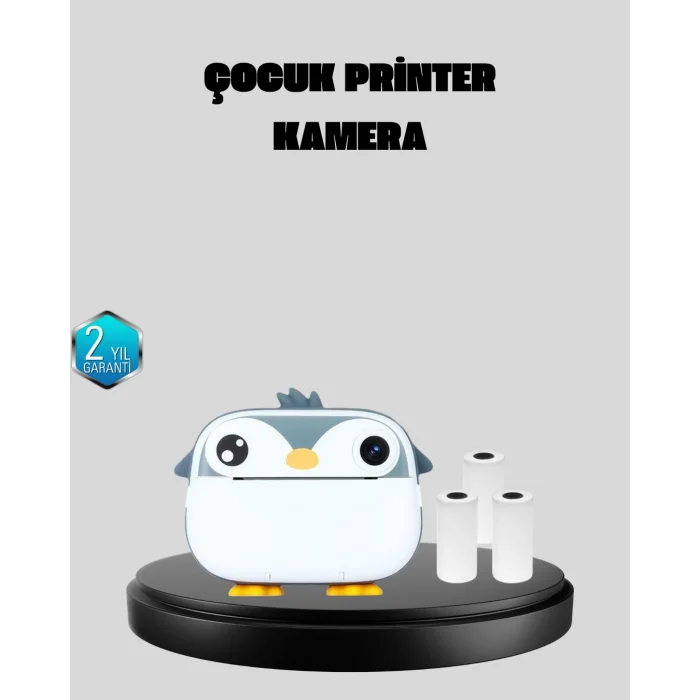 Mini Çocuk Kamera Anında Baskı Özellikli HD Video Termal Yazıcılı