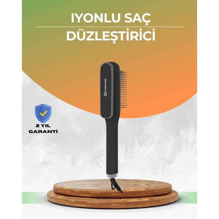 Otomatik Kapanmalı Saç Düzleştirici Tarak Elektriklenme Önleyici