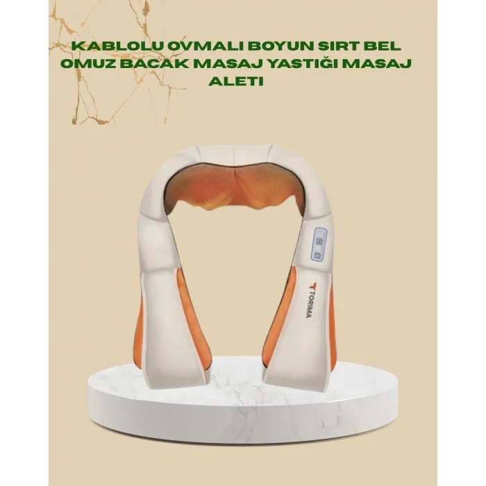 Ovmalı Isıtmalı Masaj Aleti – Boyun, Sırt, Bel, Omuz ve Bacak İçin