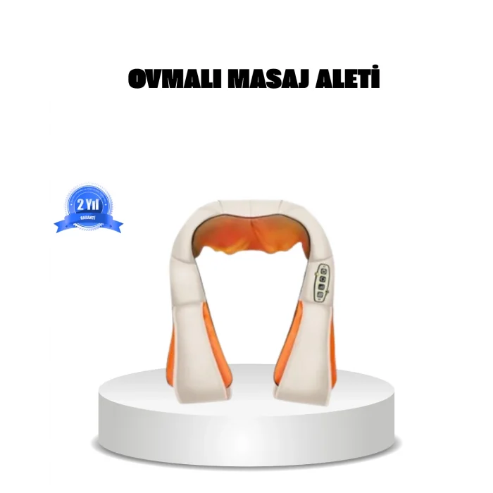 Ovmalı Isıtmalı Masaj Aleti – Boyun, Sırt, Omuz, Bel ve Ayak İçin Profesyonel Yoğurmalı Masaj Deneyimi