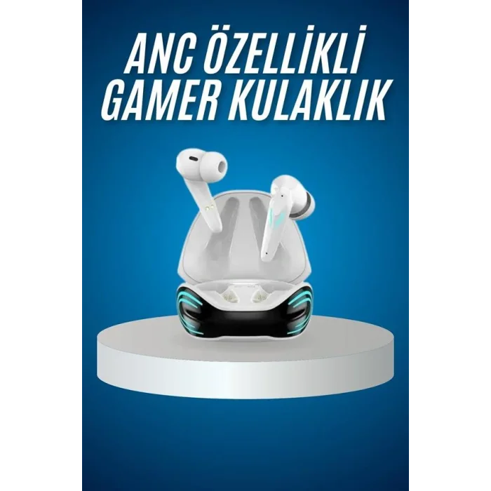 Oyuncu Kulaklığı Mikrofonlu Gürültü Engelleme Gecikme Önleyici Bluetooth Kulaklık