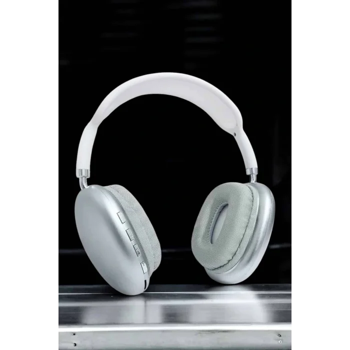 P9 Plus Kablosuz Kulak Üstü Bluetooth Kulaklık Beyaz Mikrofonlu Kulaküstü Kablosuz Kulaklık