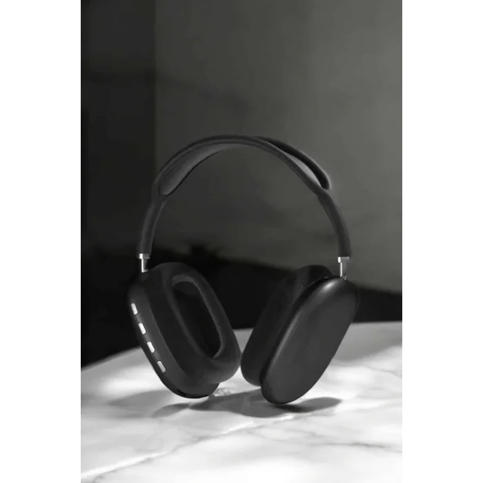 P9 Plus Kulaklık Siyah Bluetooth Bağlantılı Kulak Üstü Kablosuz