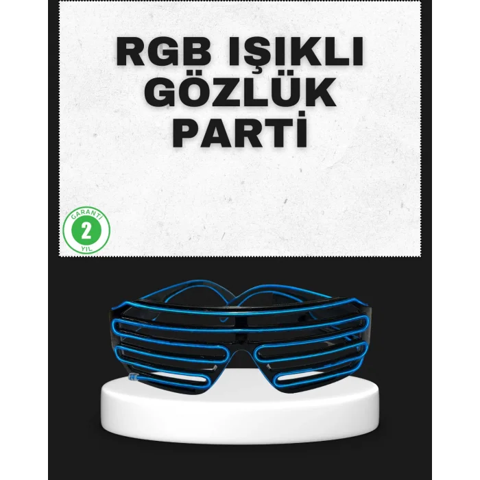 Parti ve Organizasyonlara Özel LED Işıklı Gözlük