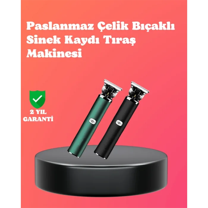 Paslanmaz Çelik Bıçaklı Sinek Kaydı Tıraş Makinesi Uzun Ömürlü