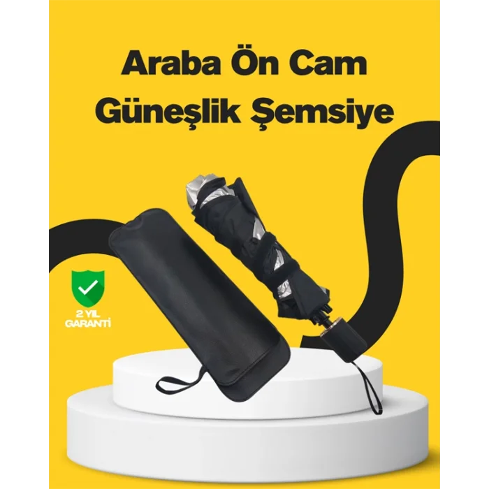 Pratik Ön Cam Güneşliği – Geniş Kapsama Alanı, Kolay Saklama
